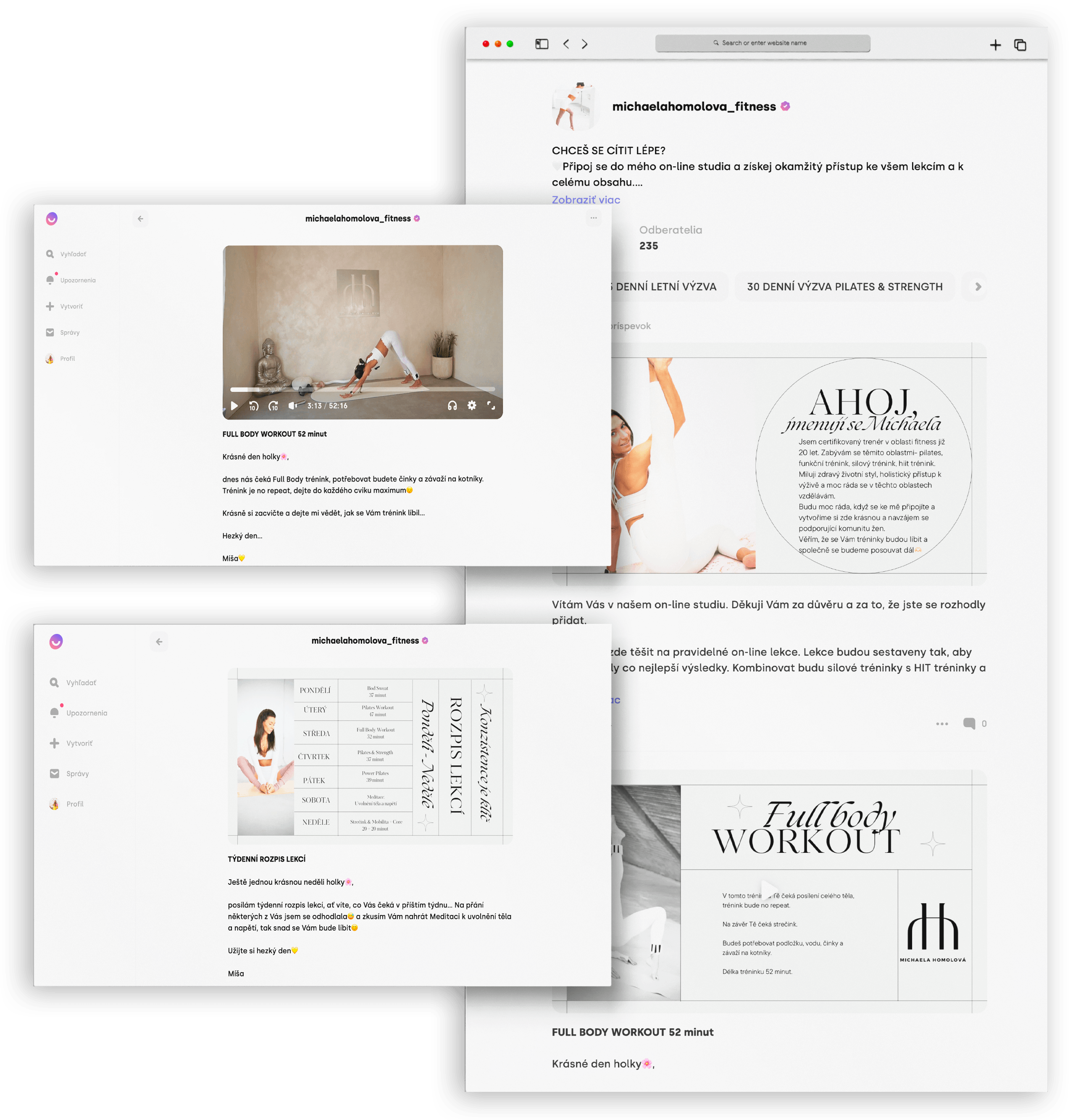 Website preview - Registrácia